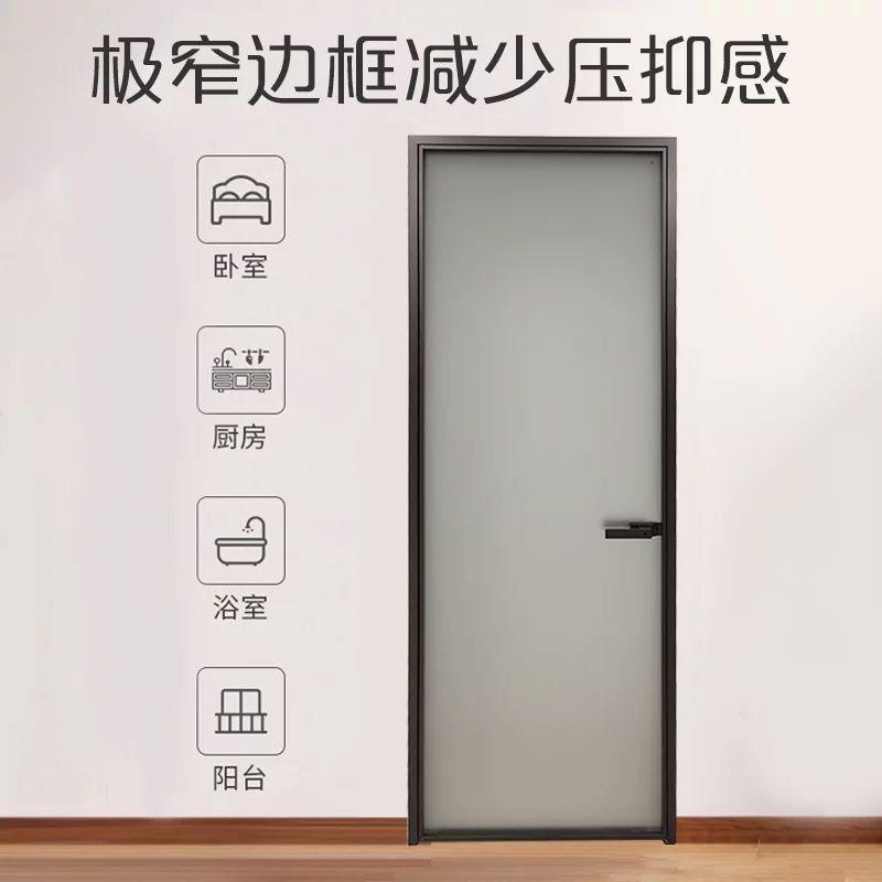 钛镁合金玻璃门极窄边框