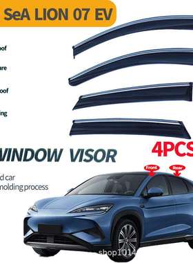 适用比亚迪海狮07车窗晴雨挡for Sea Lion 07 2024+Window visors