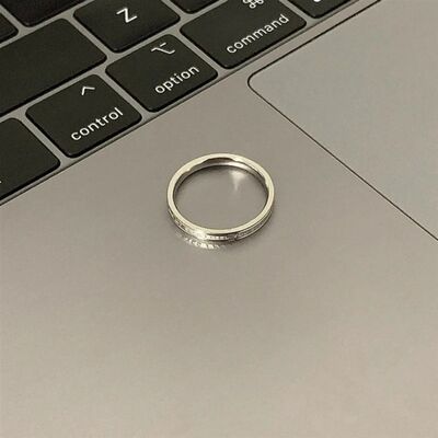 可以拯救所有卫衣的戒指!不掉y色轻松随意慵懒感银色戒指食指中指