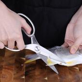 253厂家直江供现货阳功能不锈钢多厨房家用强力鸡骨剪刀厂家