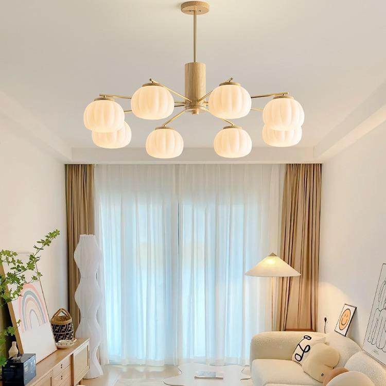 客厅吊灯灯原木油风广东中山灯柿具全屋套餐组73862合大奶厅主棉,家装灯饰光源,智能吊灯,淘宝优惠券,粉丝福利购,淘宝优惠卷