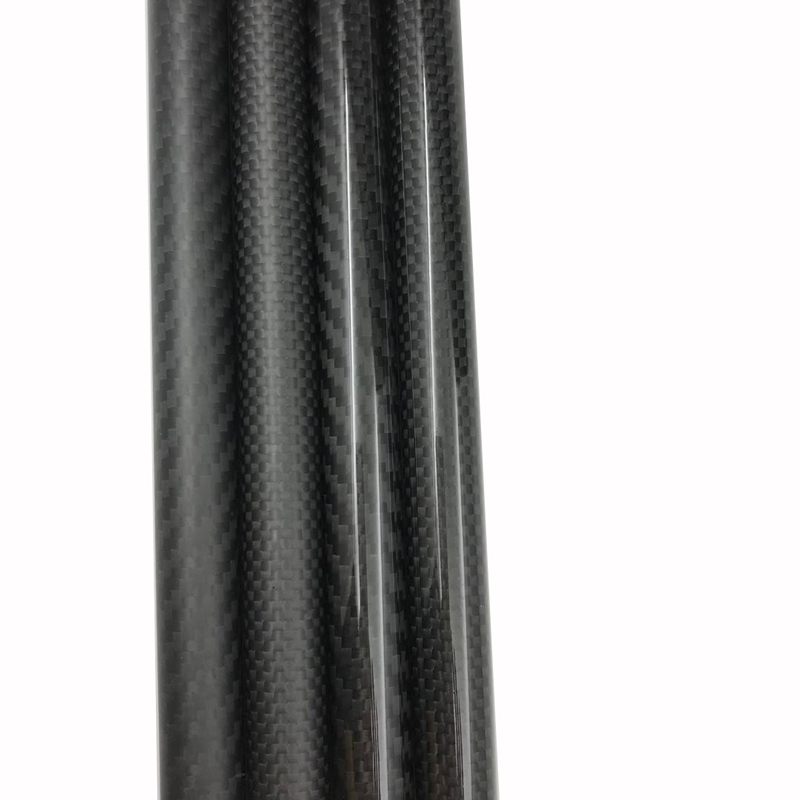 3K碳纤维管 碳管直径50 51 52 53 54mm大尺寸碳管W高强度碳管全碳