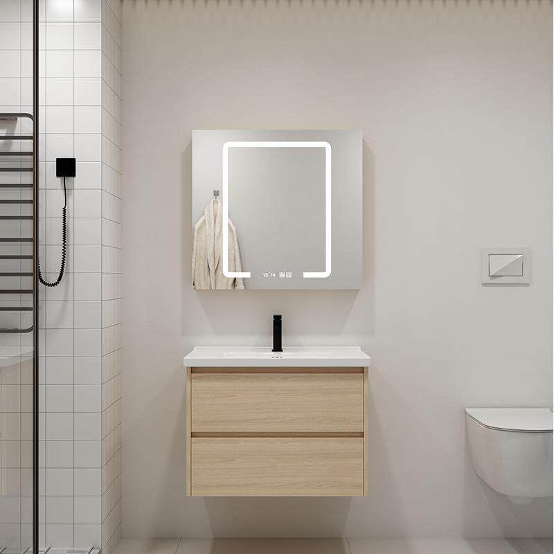 橡木浴室柜28920原陶木风瓷一体柜盆卫生间洗手台一体陶瓷盆无缝