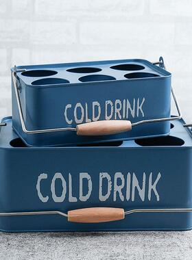 219新款不锈钢啤酒提现篮精美三KT0V专用色六瓶装L219提篮货直销