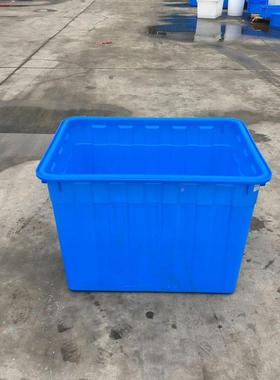 400塑料皮革箱三水产养殖泡L箱大PDN号水箱红白蓝色