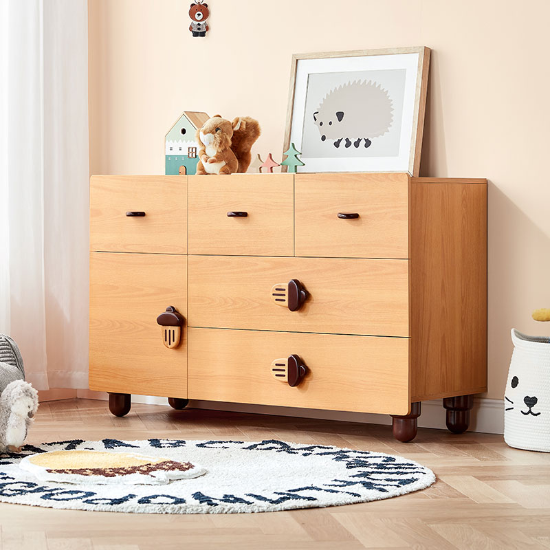 卧室斗柜实木靠墙储物柜多功能儿童房间置物O柜客厅抽屉式收纳柜