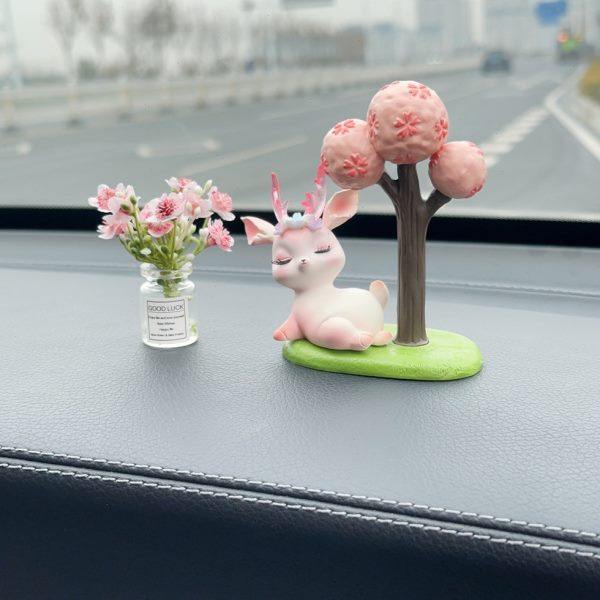 车载摆件汽车粉鹿创意中控摆台内装饰卡通可爱车上摆饰用品网红女,汽车用品/电子/清洗/改装,摆件,淘宝优惠券,粉丝福利购,淘宝优惠卷