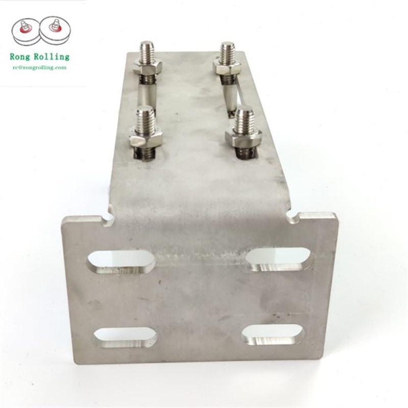 四轮平移门轮夹导向轮o轮子限位轮门夹靠滚轮不锈钢滑轮塑料推拉