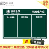 电力防潮垫施工检修垫工具摆放垫加厚帆布地垫标准化作业摆放布