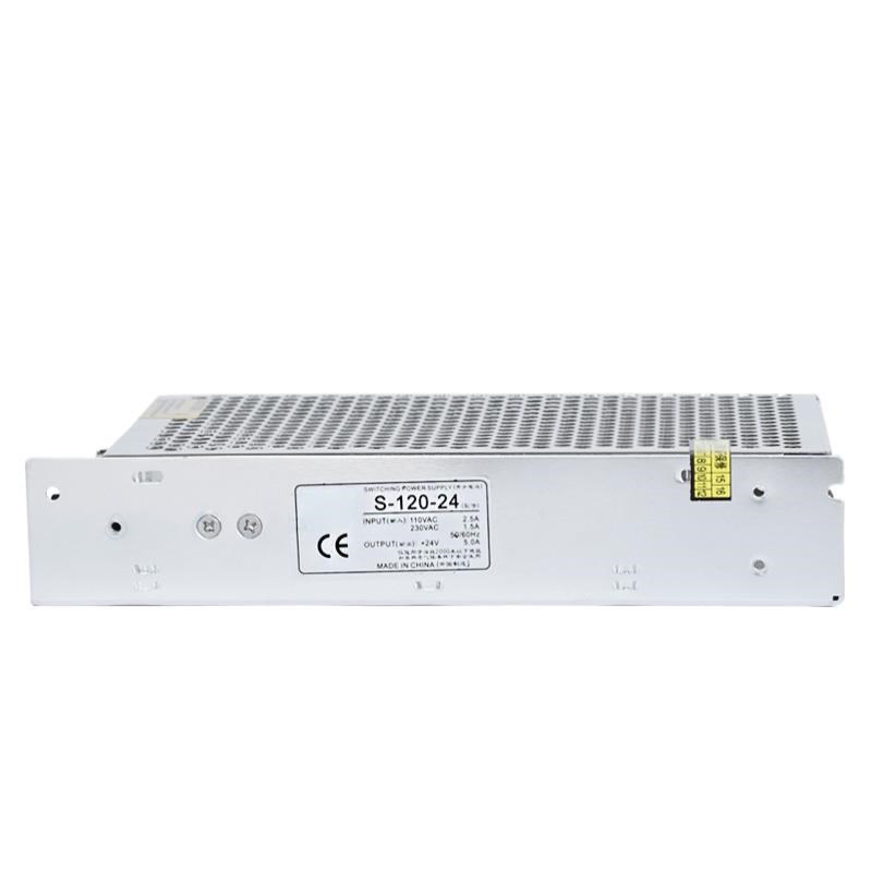 明伟铭伟开关电源S-120-2p4 S-120-12-5V 12V 24V 120W直流变压器