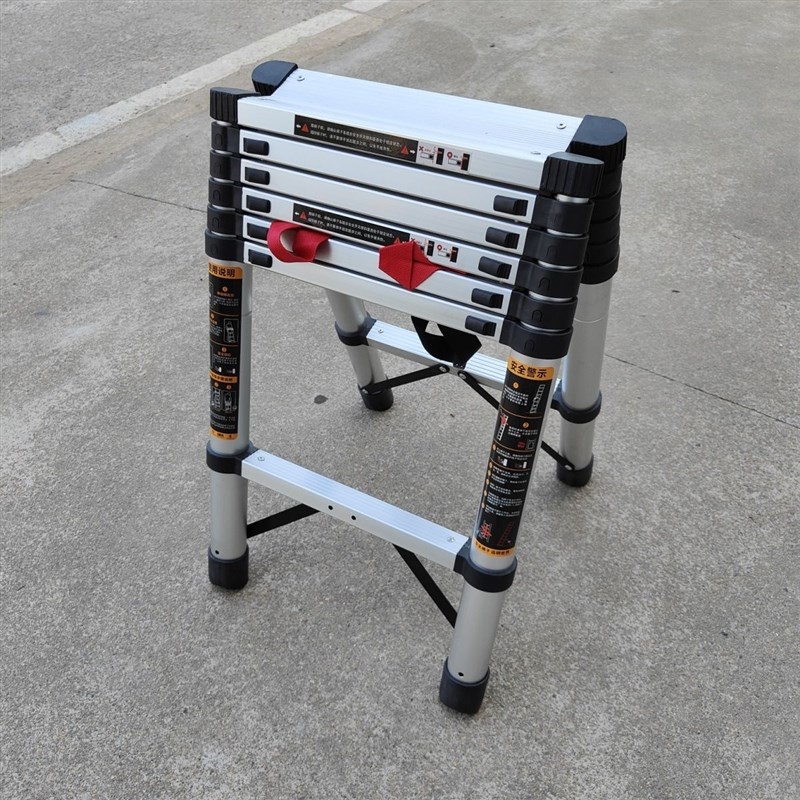 加厚铝合c金伸缩梯子1米8人字梯子多功能可折叠特厚伸缩式人字梯