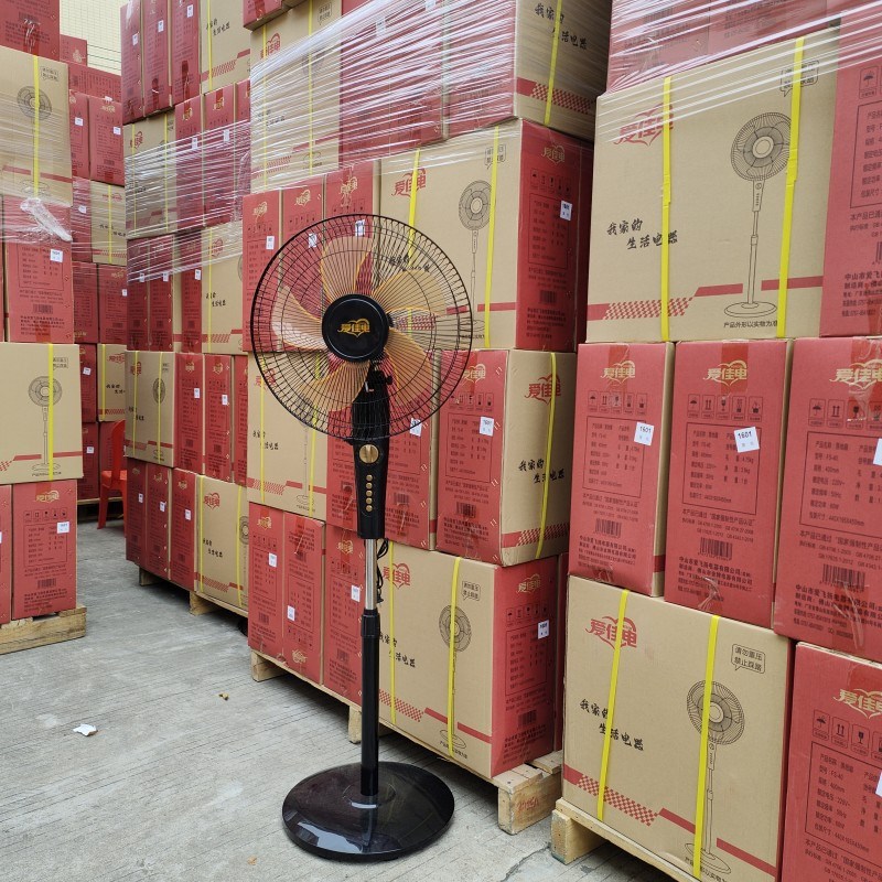 电风扇家用16j寸落地扇定时强力大风宿舍办公室立体式风扇