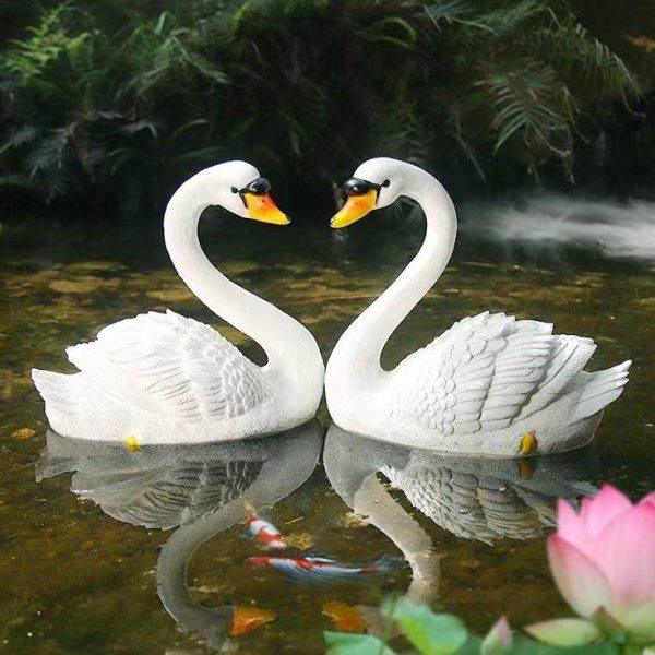 花园假山鱼池造景浮水天鹅装饰摆件户外公园水池喷泉流水景观小品,家居饰品,户外/庭院摆件,淘宝优惠券,粉丝福利购,淘宝优惠卷