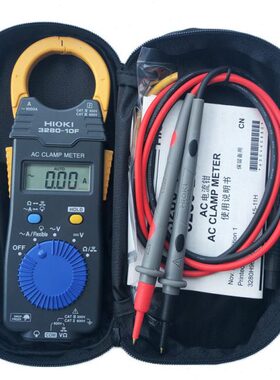 HIOKI日置3280-10F数字万用表钳形电流表L9208表棒CT6280柔性钳头