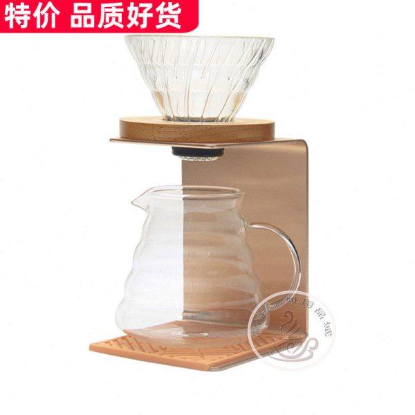 咖啡手冲架 单杯型 单孔滤杯支架配滤水垫不锈钢手冲架子,餐饮具,配套器具,淘宝优惠券,粉丝福利购,淘宝优惠卷