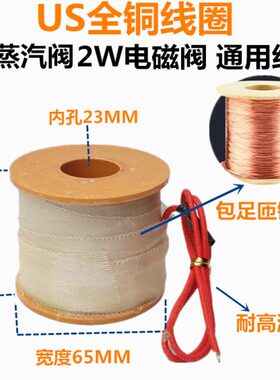 US高温蒸汽阀US15/20/25电磁阀水阀220v全铜线圈DN40/50线圈DC24v