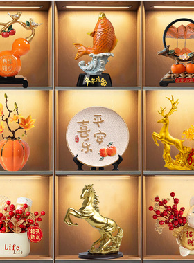 现代酒柜装饰品h摆件轻奢高档客厅家居餐边电视柜玄关乔迁新居礼