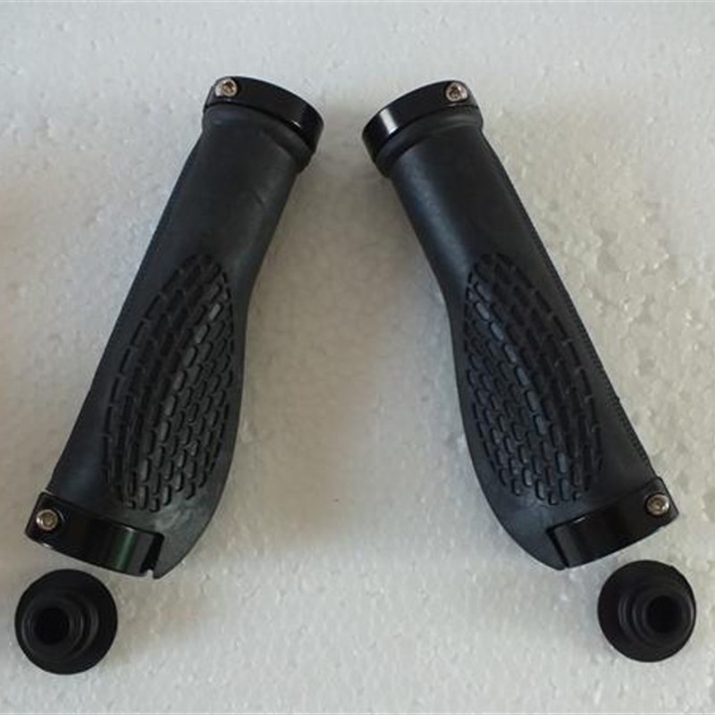 超级橡胶自行车把套双边可锁手握铝合金锁紧圈握把XPK壁虎把套