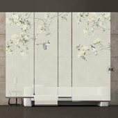 窗帘免打孔杆卷帘悬挂式 软隔断挂帘入户软隔断屏风帘悬挂屏风0613