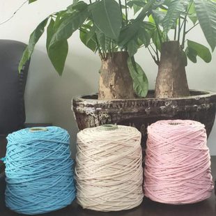 直供棉绳捆扎绳捆绑绳合股线大闸蟹绳绑蟹绳粽子线吊牌线再生棉纱