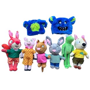 J兔子老鼠毛绒公仔青蛙玩偶 posy 波西和皮普pip and