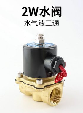 电磁阀2w200-20全铜耐高温220v常闭气动1寸控制开关阀气阀24v水阀