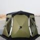 户外防寒保暖冰钓帐篷加棉加厚冬钓棉帐篷冬季 露营帐篷六角冰钓屋