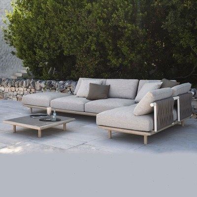 庭院露台休闲藤编户外沙发组合阳光房室外花园铝合金实木防水家具,住宅家具,户外沙发,淘宝优惠券,粉丝福利购,淘宝优惠卷