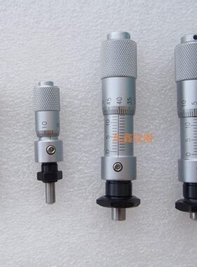 微分头 自动化千分尺头0-6.5 13 25mm带锁六角锁带螺母 锁杆定杆