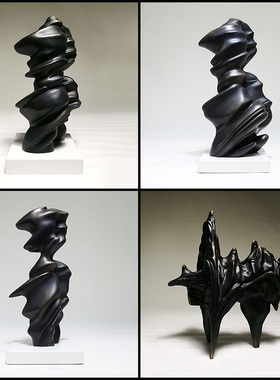 酒店摆设别墅样i板房间家居饰品现代简约玻璃钢抽象雕塑艺术品摆