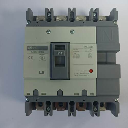 LS产电塑壳断路器ABS204B 125A 150A 175A 200A 四相断路器空开