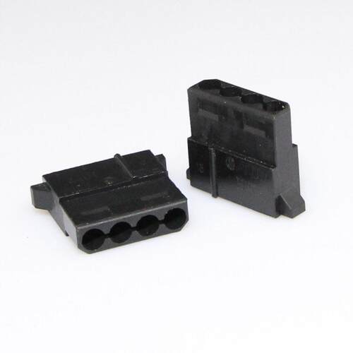 电源5.08胶壳插头大4P公母壳连接器冷压接线端子插件接头大电流