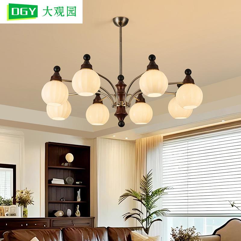 大观园法式中古风客厅吊灯2025新款复古高级氛围感客厅大厅灯L535