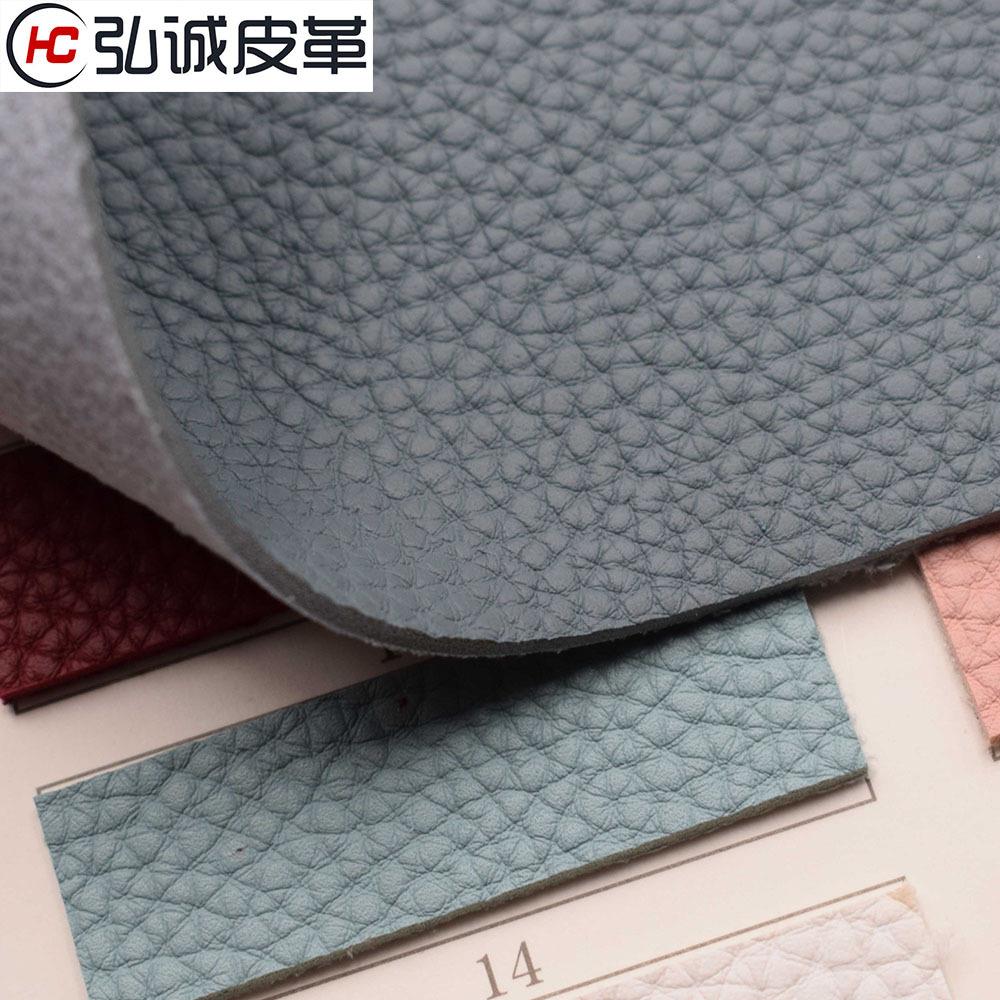 1.8厚革鹿皮绒荔枝纹皮革PVC人造革箱包家具酒店软包硬包工厂