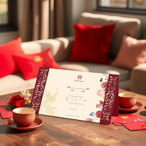 国潮新款结婚请柬婚礼请帖创意婚礼邀请函结婚用品喜帖可打印请柬