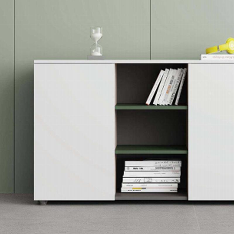 办公柜文件柜办公室茶水柜木质矮柜员工带锁储物柜抽屉柜