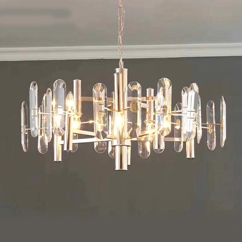 北欧吊灯后现代简约创意餐厅个性诗远米兰时尚软装水晶别墅客厅灯