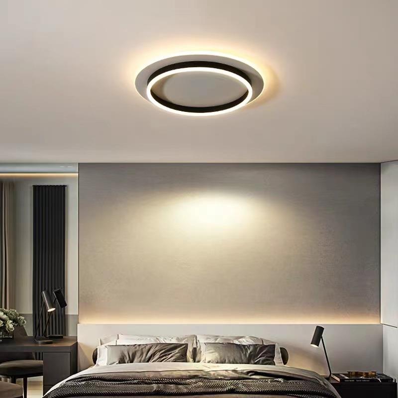 北欧极简卧室灯LED房间吸顶灯现代简约主卧灯创意个性书房灯具