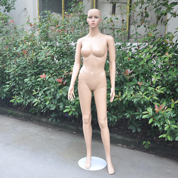 全身塑料女模特特价女模型 假人道具服装模特肤色女模特义乌