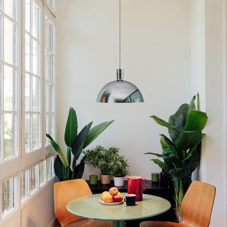 包豪斯餐厅灯吊灯单头中古厨房餐桌灯复古北欧设计师卧室书房灯具