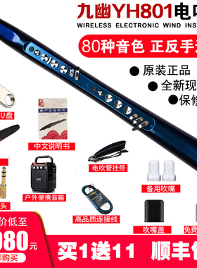 卓恩九幽电吹管2023新款YH801F国产中老年人电子吹管初学者乐器