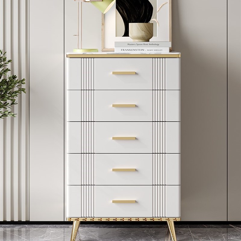 意大利板岩抽屉柜客厅实木抽r屉柜轻豪华现代极简主义卧室储物抽