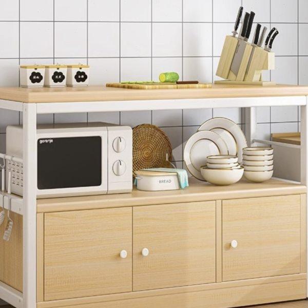 厨房收纳柜落地多层家用橱柜置物架多功能柜子储物柜餐边柜备餐台,商业/办公家具,千层架,淘宝优惠券,粉丝福利购,淘宝优惠卷