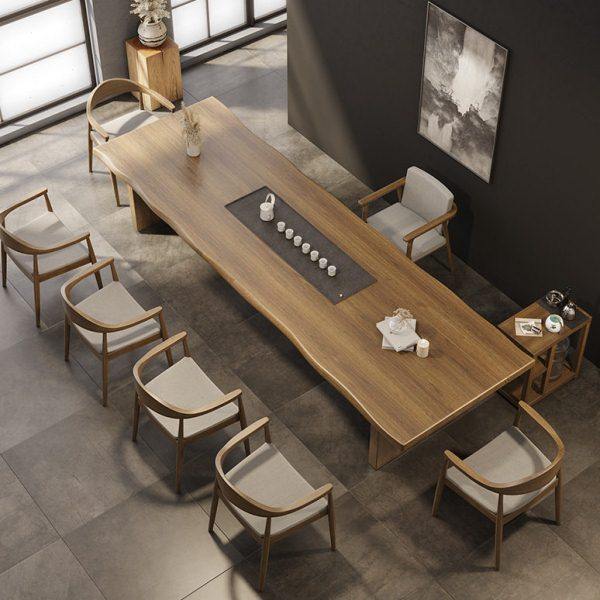 实木茶桌茶盘一体泡茶桌椅组合新中式现家用公室功夫大板茶台,商业/办公家具,茶台/茶桌,淘宝优惠券,粉丝福利购,淘宝优惠卷