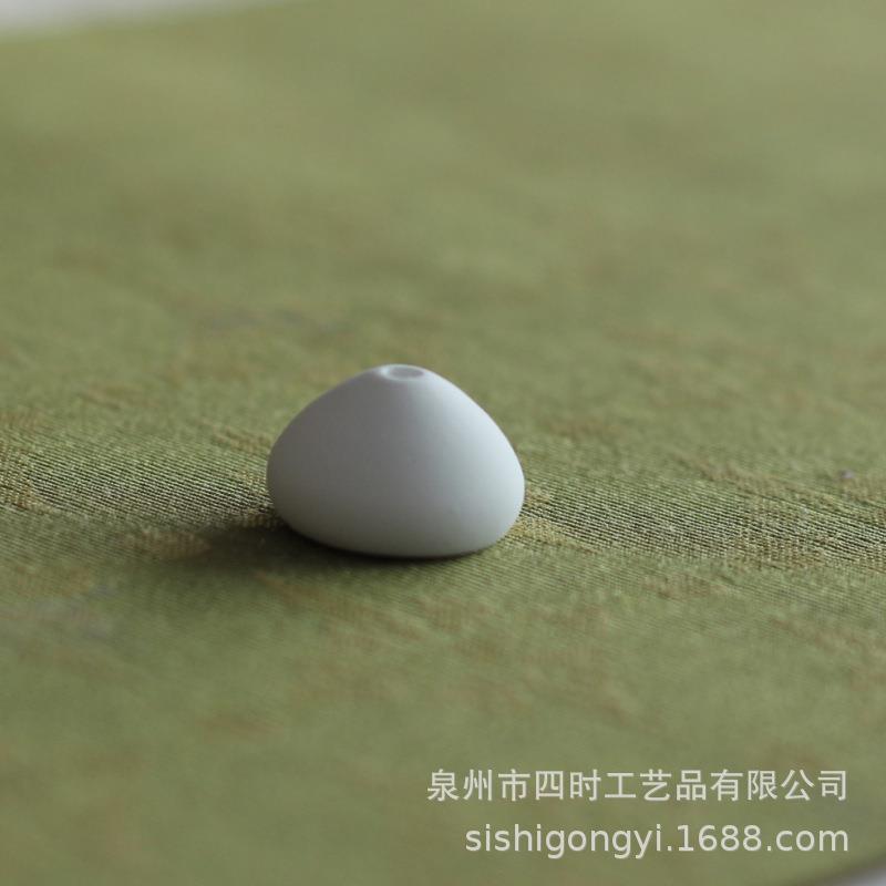 水滴石膏香插沉香檀香线香盘香香炉配件禅意香托创意家用香座