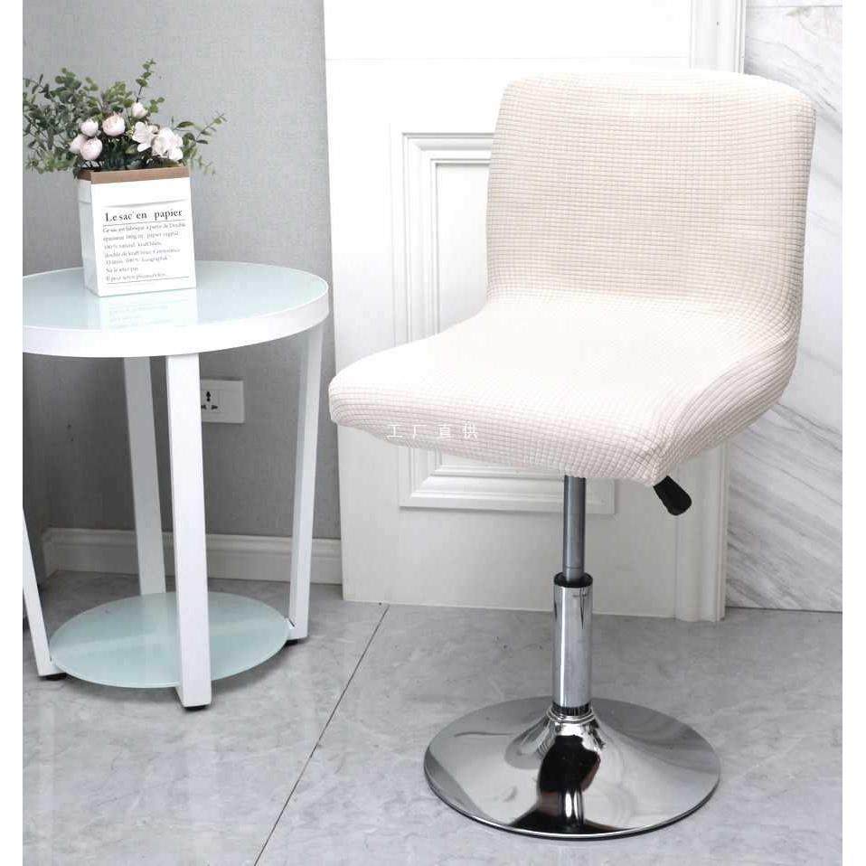 ft矮靠背椅子套罩一体办公会议旋转升降板凳座小儿童学习酒吧台