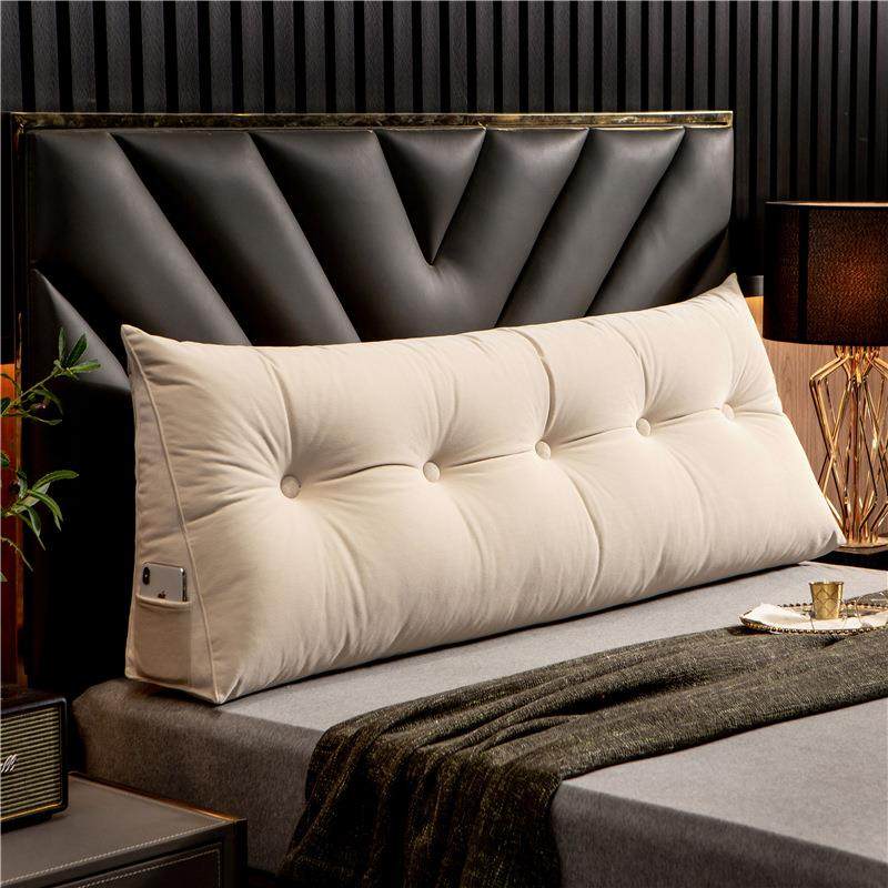 三角床头靠垫大靠背榻榻米软包北欧简约现代长靠枕双人可拆洗抱枕