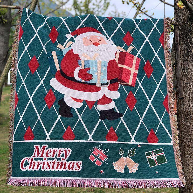 圣诞背景布挂毯派对装饰毯涤棉沙发毯摄影道具挂壁节日庆祝毯子,鲜花速递/花卉仿真/绿植园艺,割草机/草坪机,淘宝优惠券,粉丝福利购,淘宝优惠卷