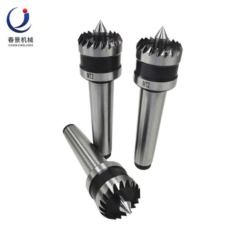 木工车床带齿驱动顶针MT1-1英D寸C款伸缩顶针淬火加硬量大包邮