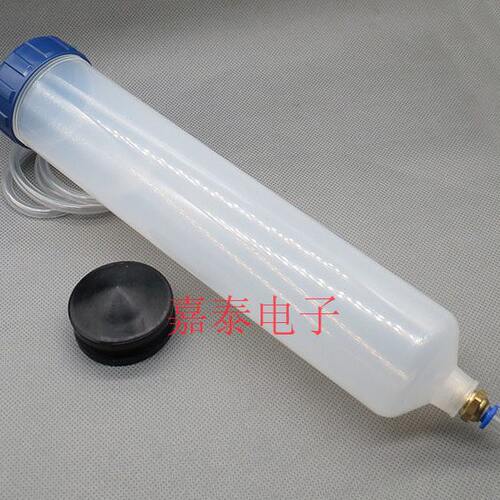 打胶针筒大口径2分牙500CC点胶针筒透明大容量针筒点胶机胶筒配件
